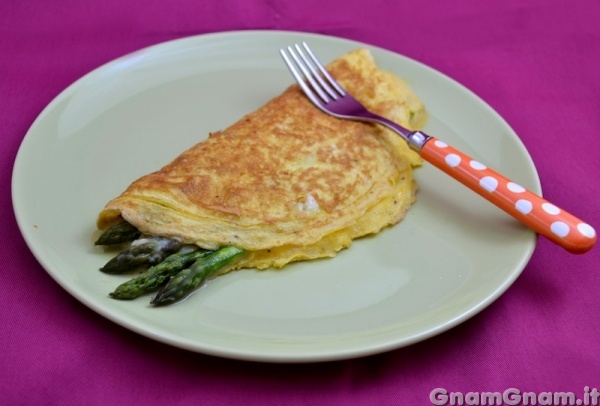 Omelette agli asparagi