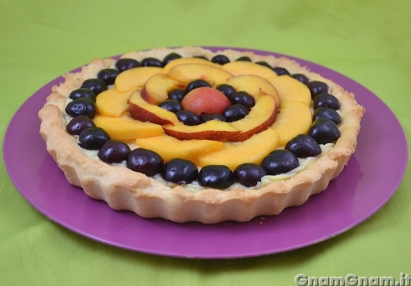 Crostata di frutta vegan Foto finale