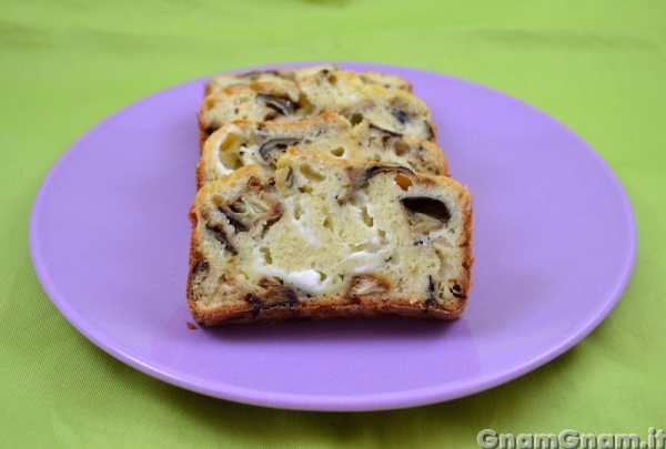 Plumcake melanzane e stracchino