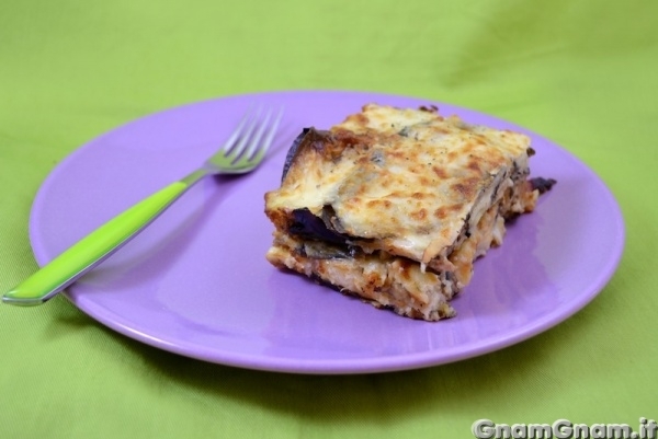 Parmigiana di melanzane bianca