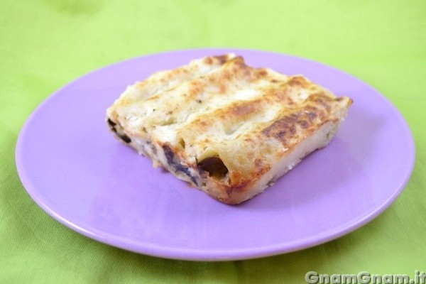 Cannelloni funghi e salsicce