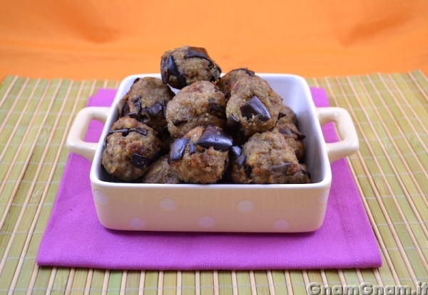 Polpette di melanzane e carne