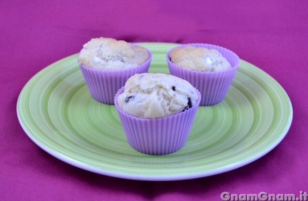 Muffin feta e olive senza uova