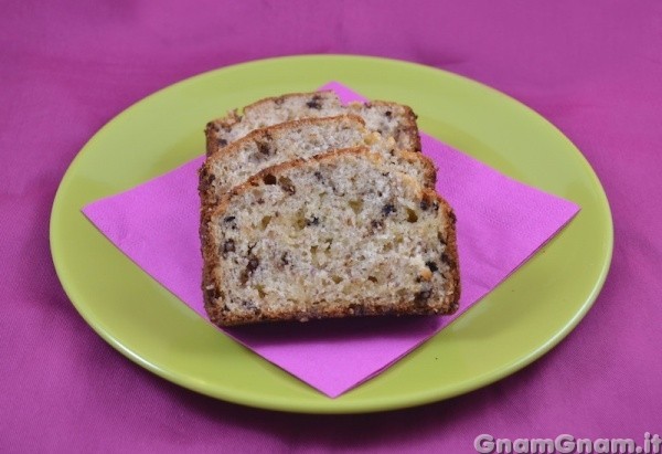 Plumcake banana e cioccolato