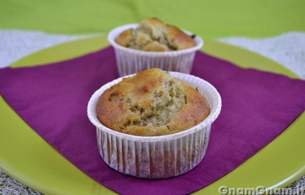 Muffin ricotta e pistacchi