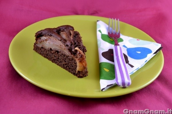 Torta pere e cioccolato