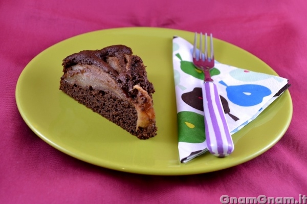 Torta pere e cioccolato