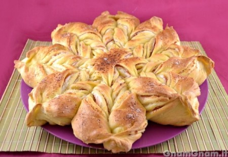 Fiore Di Brioche Alla Nutella La Ricetta Di Gnam Gnam
