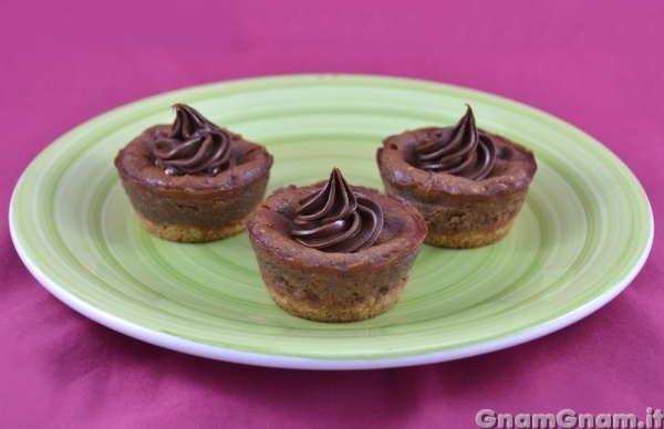 Mini cheesecake alla nutella