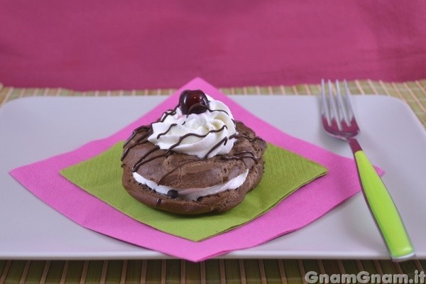 Zeppole di San Giuseppe al cioccolato