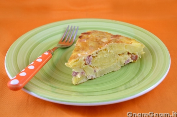 Frittata di patate e pancetta