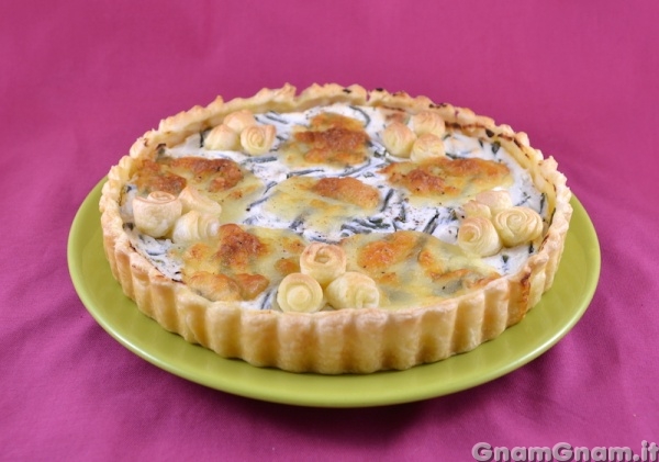 Torta salata fagiolini e ricotta