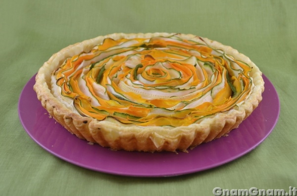 Torta salata a spirale