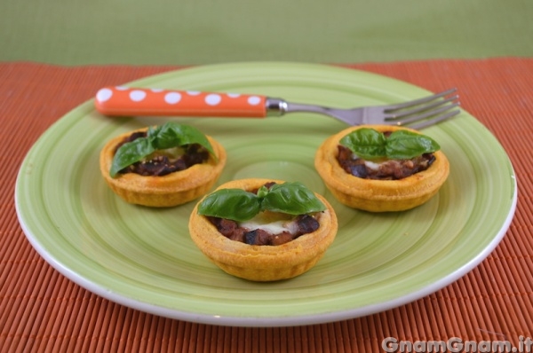 Tartellette alle melanzane