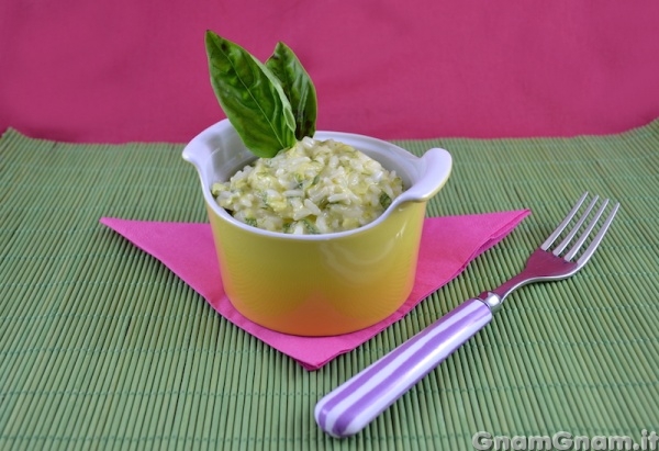 Risotto con zucchine e philadelphia