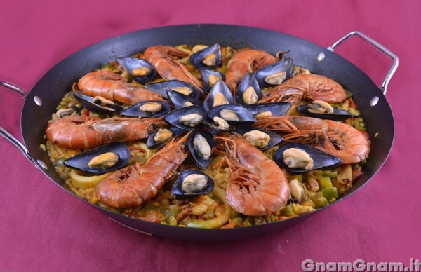 Paella de marisco