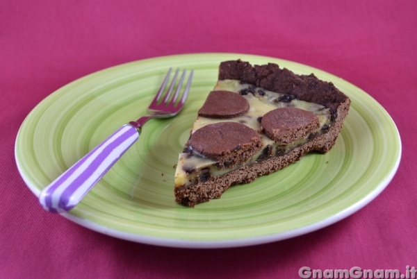 Crostata crema e cioccolato vegan