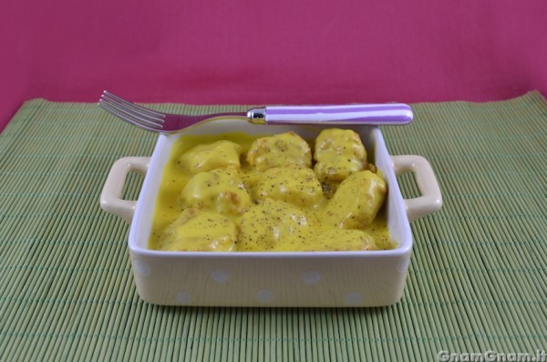 Polpette di pollo alla curcuma