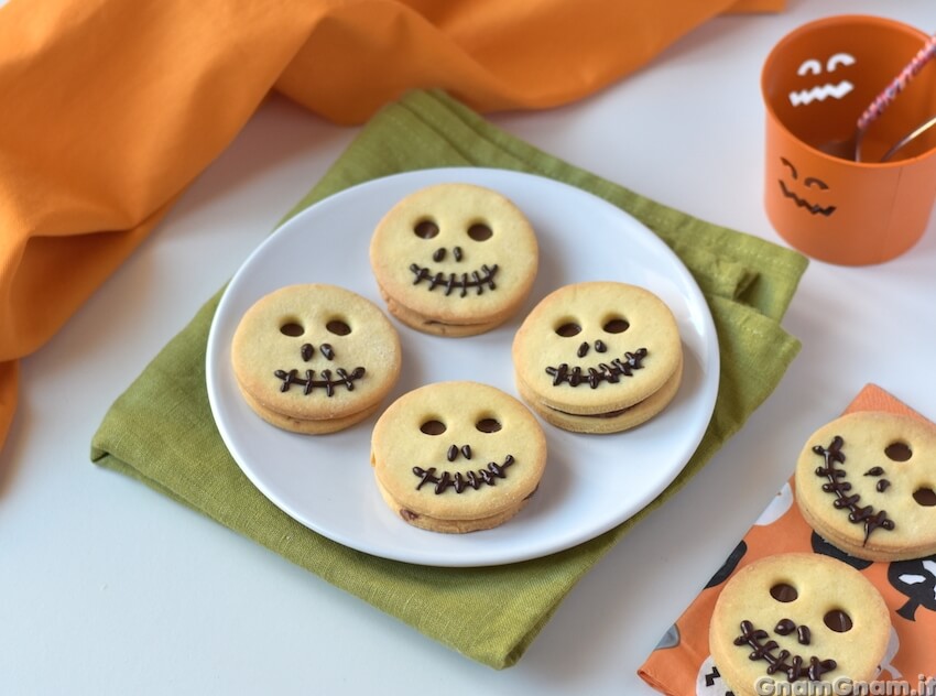 Biscotti alla nutella per Halloween