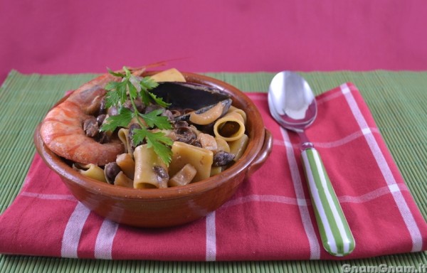 Pasta e fagioli alla pescatora