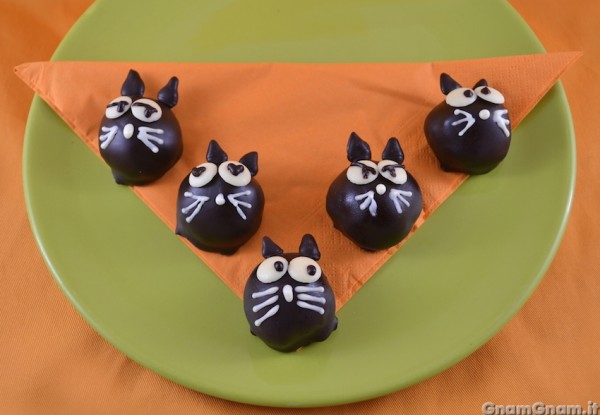 Cake pops gatto