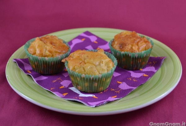 Muffin pollo e formaggio