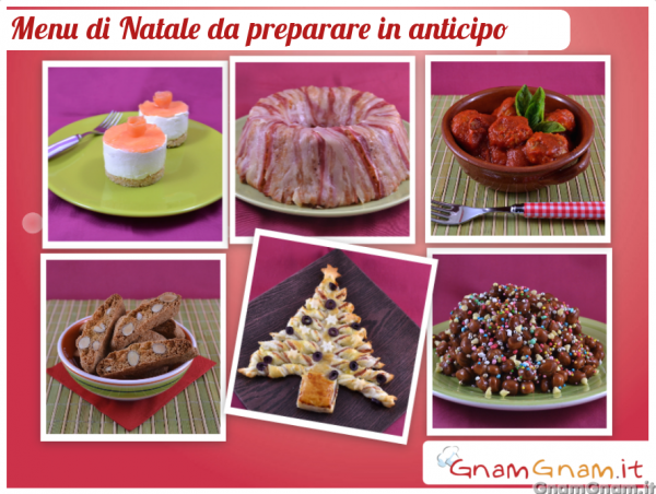 Menu di Natale da preparare in anticipo