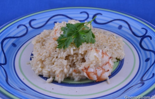 Risotto gamberoni e spumante - Video ricetta