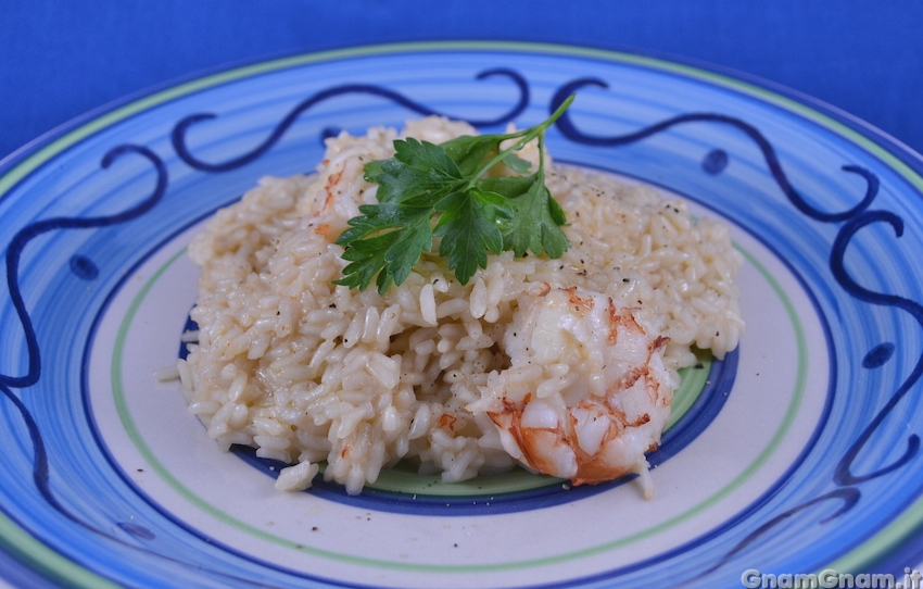 Risotto gamberoni e spumante – Video ricetta