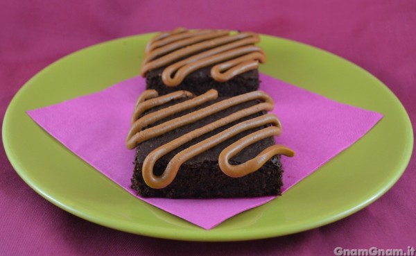 Brownies al burro d'arachidi