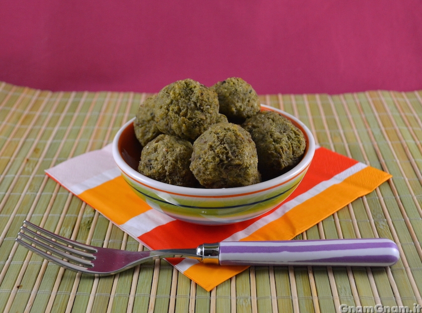 Polpette di broccoli e lenticchie Foto finale