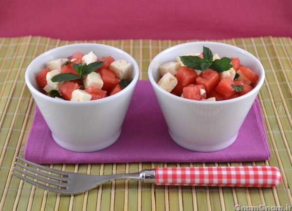 Insalata di anguria e feta