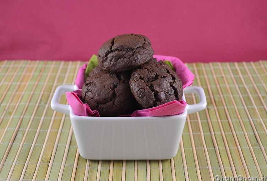 Biscotti morbidi al cioccolato Foto finale