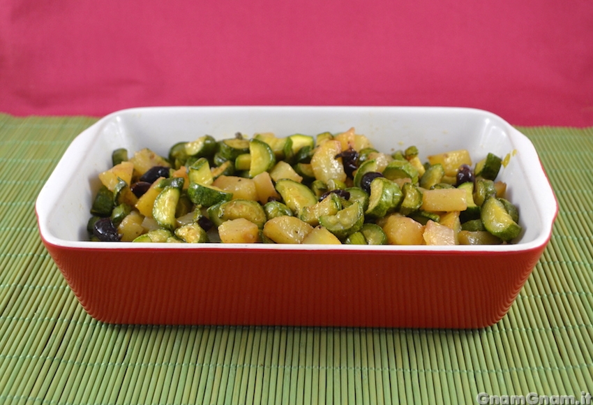 Zucchine e patate in padella