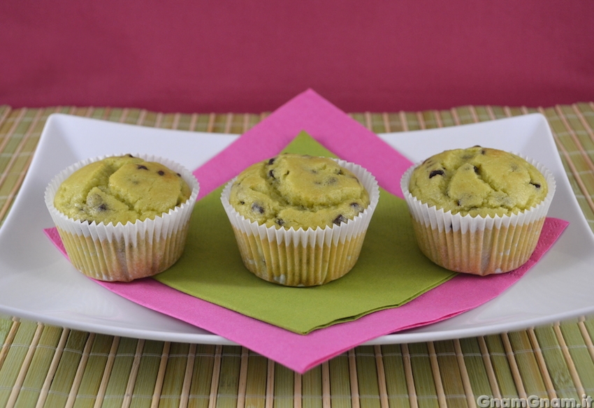 Muffin avocado e cioccolato