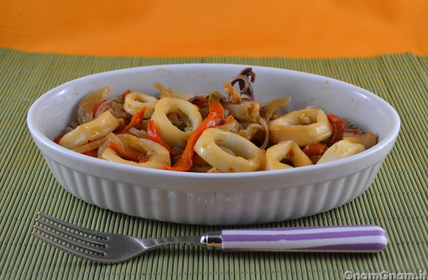 Calamari in agrodolce