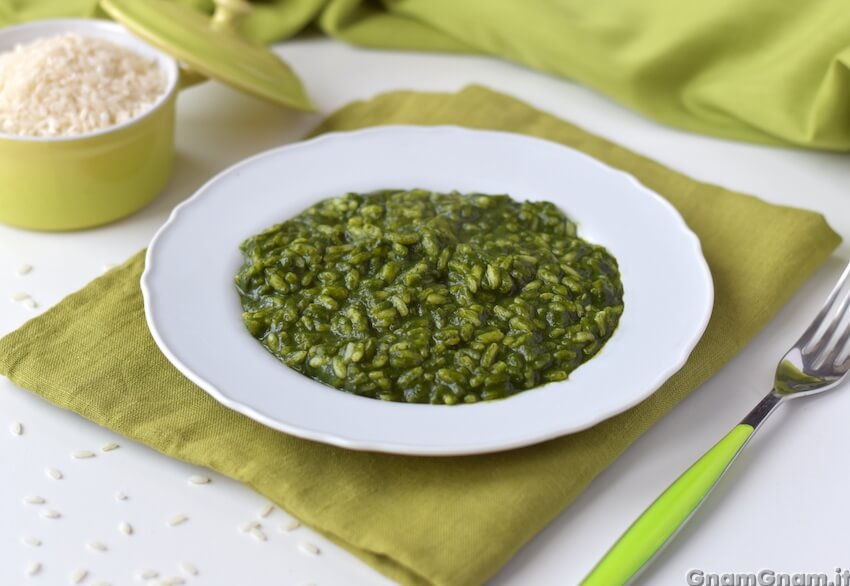 Risotto agli spinaci