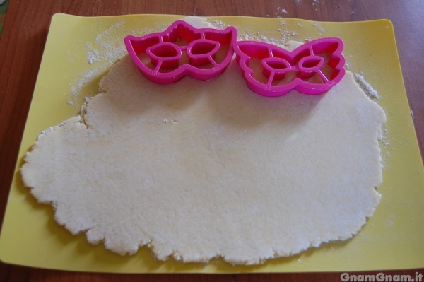 Biscotti a forma di mascherina di carnevale