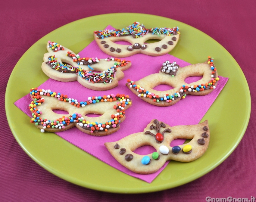 Maschera Carnevale Formina Per Biscotti Stampino Pasta Zucchero