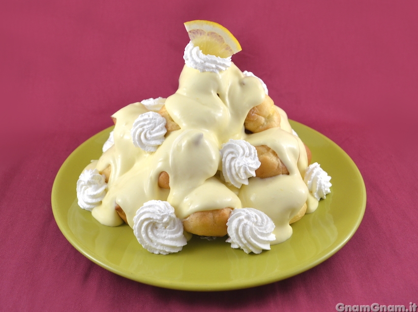 Profiteroles al limone