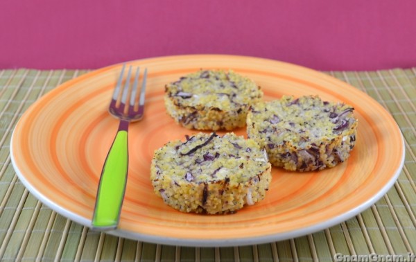 Burger di miglio e cavolfiore