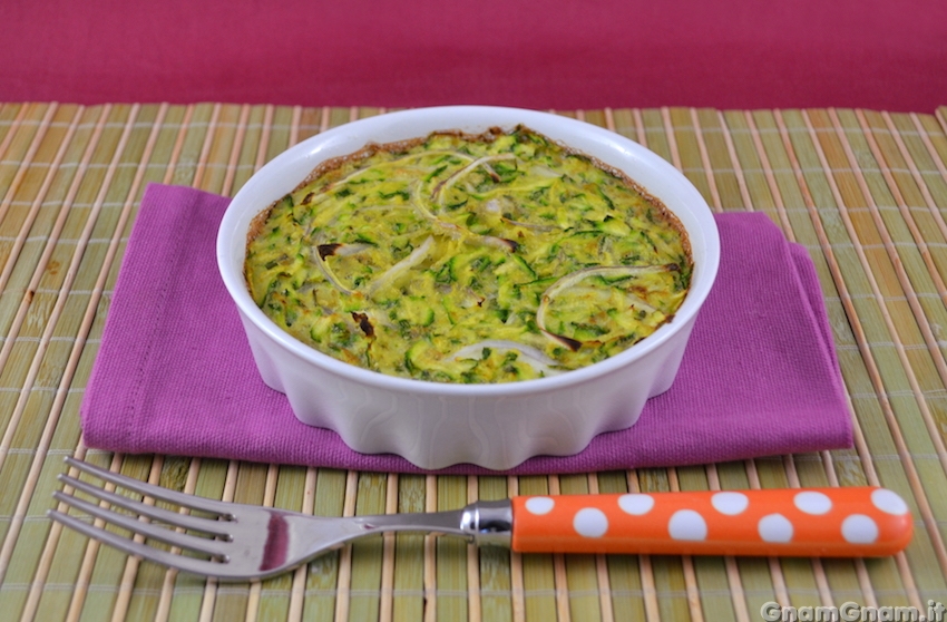 Frittata di zucchine al forno