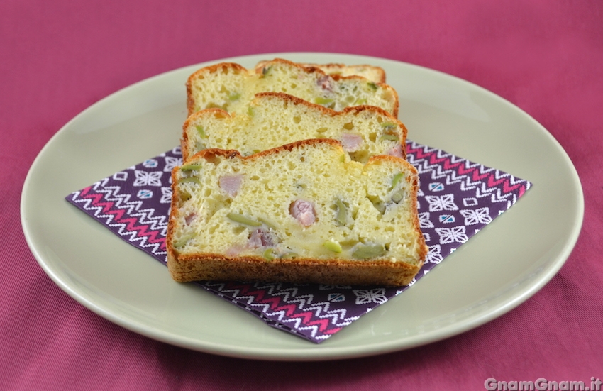 Plumcake salato alle fave