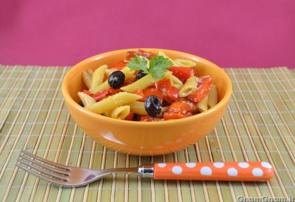 Pasta con i peperoni