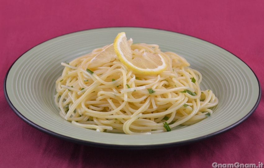 Spaghetti al limone Foto finale