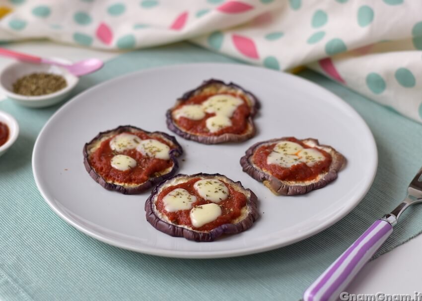 Pizzette di melanzane