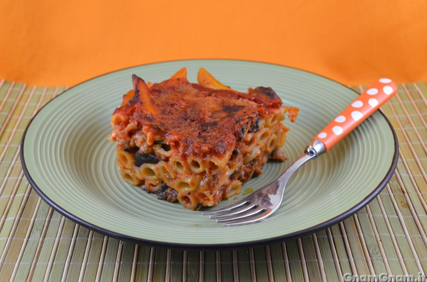 Pasta al forno con melanzane