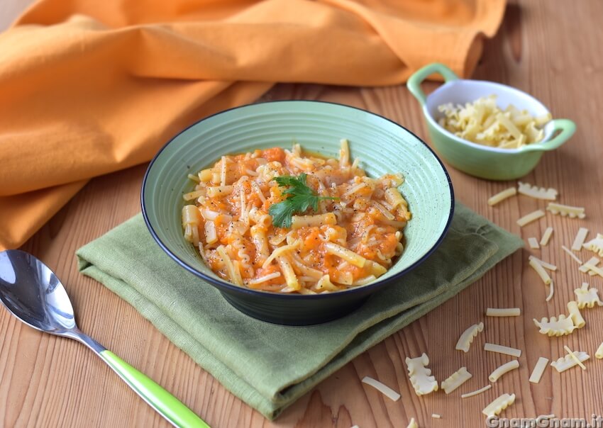 Pasta con la zucca