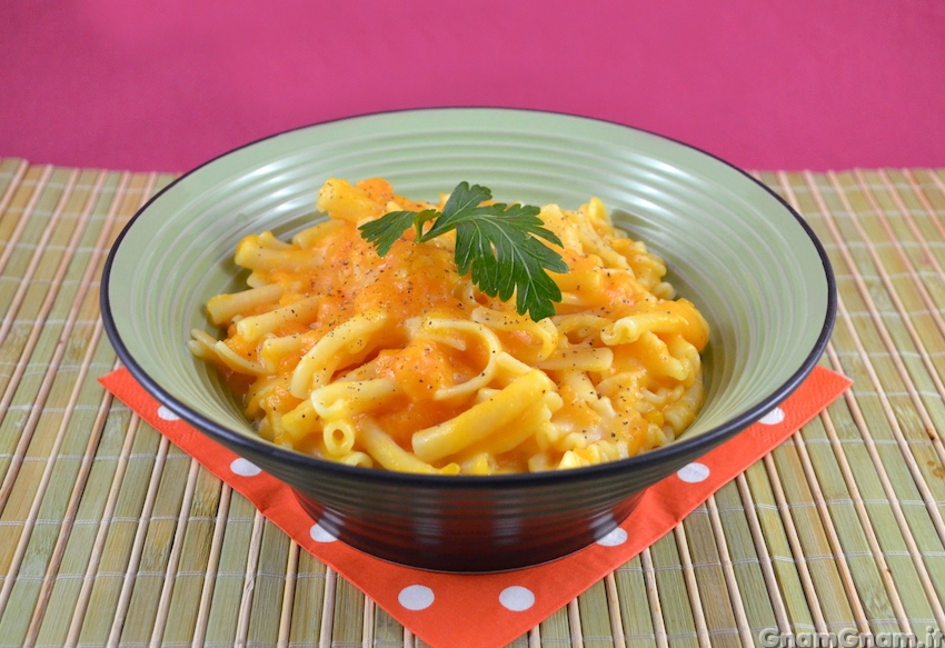 Pasta con la zucca