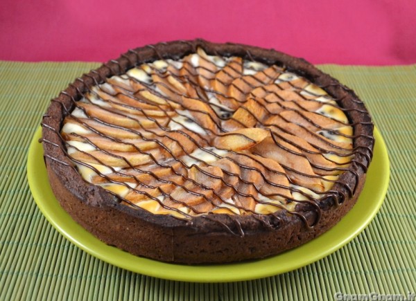 Crostata pere e cioccolato